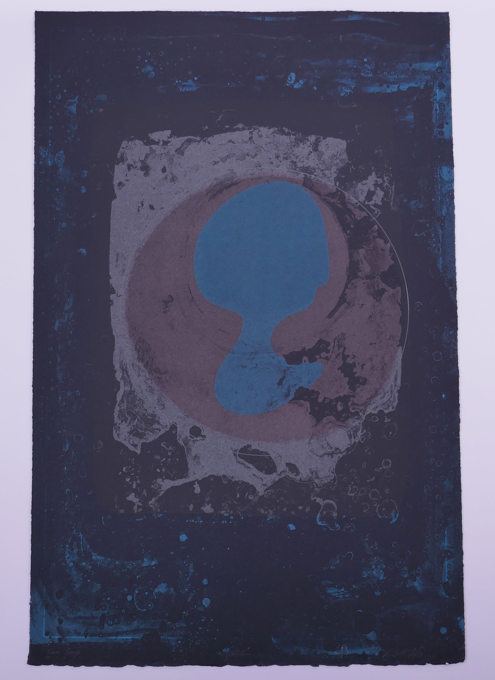 Kenneth Tyler (American, born 1931), Reflection, 1964 Color Lithograph: Kenneth Tyler (American, born 1931) is an American artist and master printer whose technical innovations helped transform post-war printmaking in the United States. After studying lithography with Gar