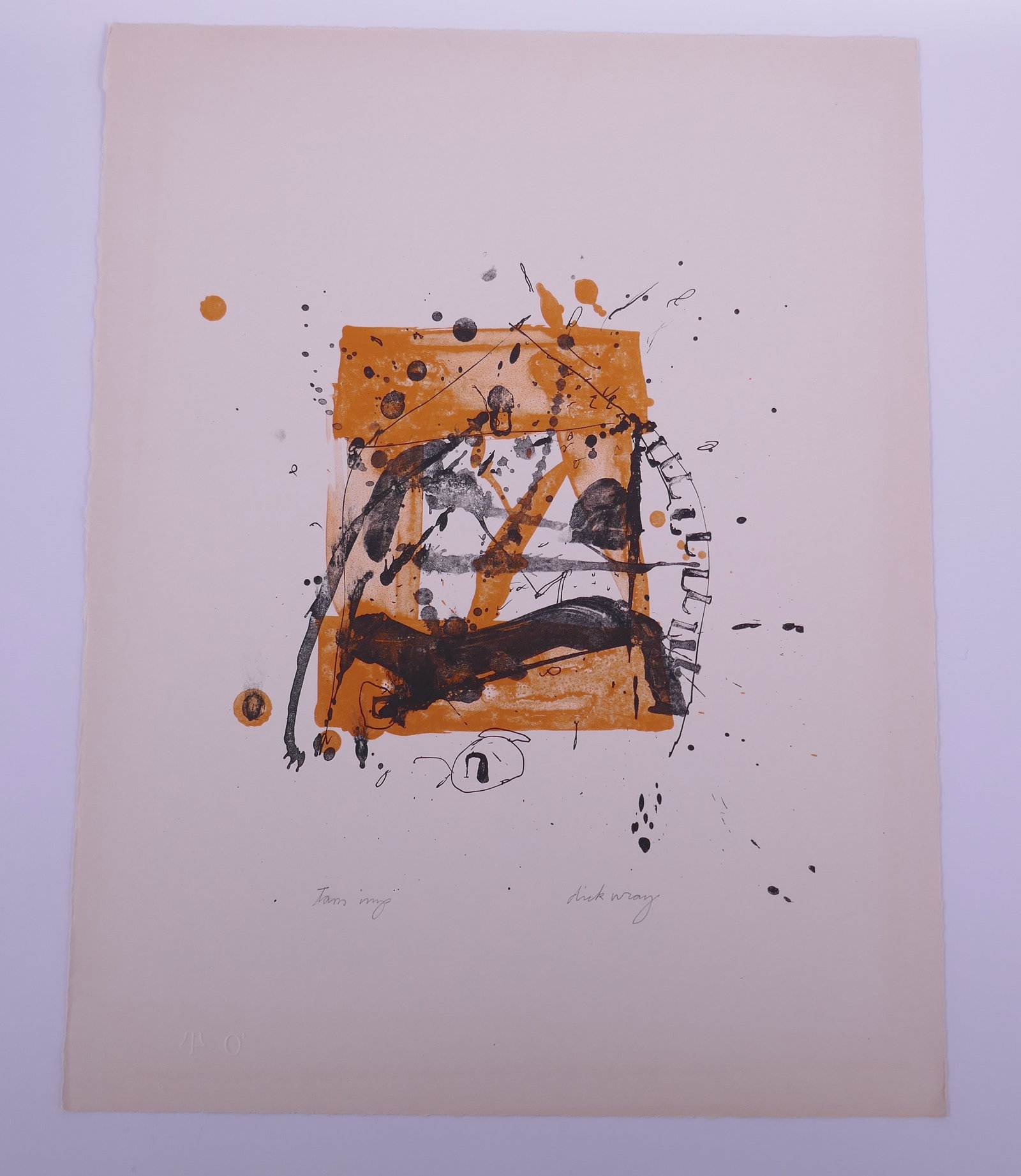 Dick Wray (American, 1933–2011), Untitled, 1964 Color Lithograph (1 of 20)