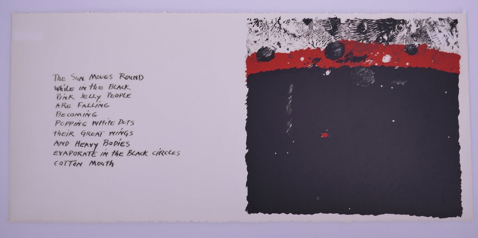 Kinji Akagawa (American, b. 1940), The Sun Moves Round (Pink Jelly V), 1966 Color Lithograph (1 of 15)