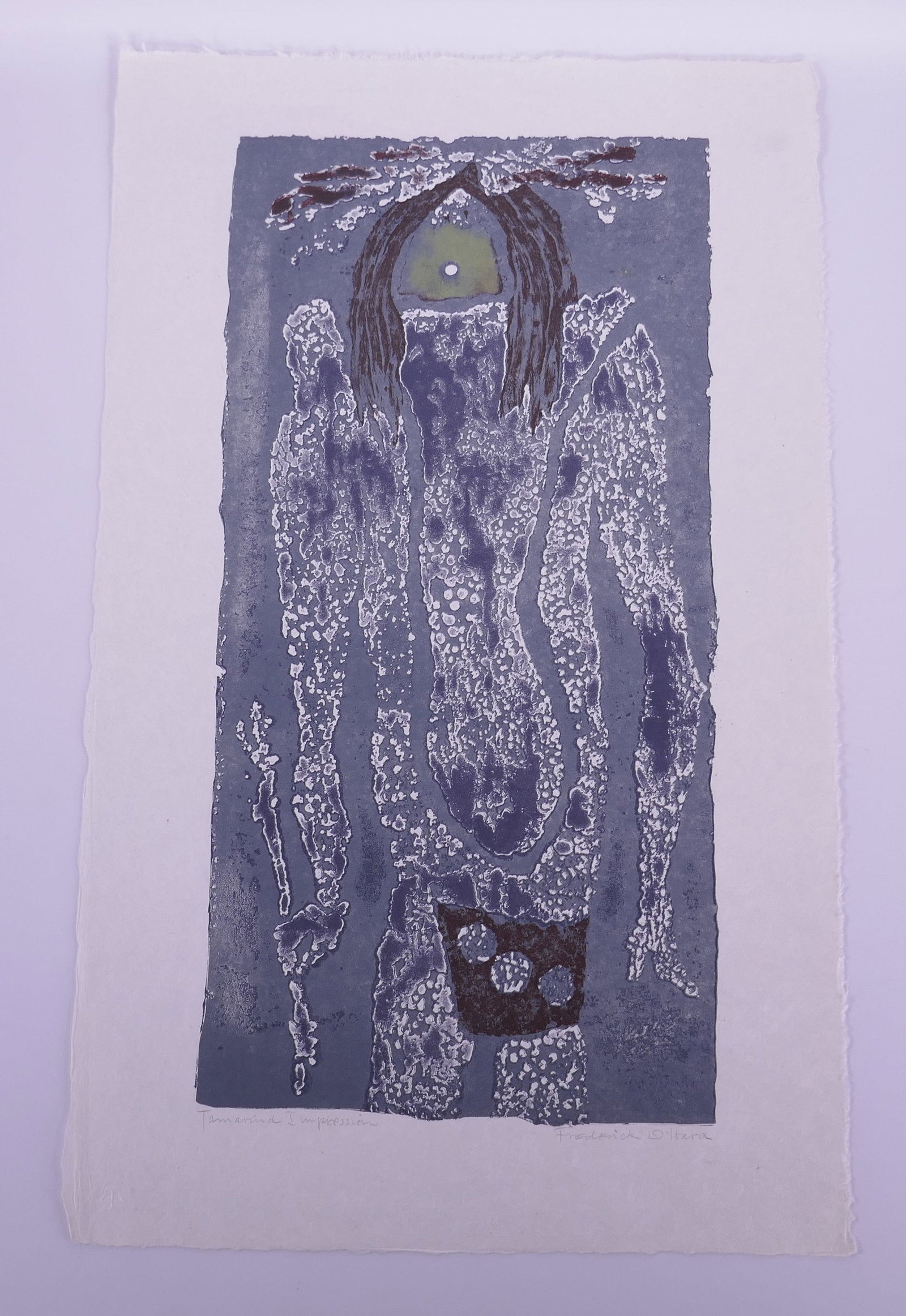 Frederick O’Hara (American, 1904–1980), Antelope Priest, 1961 Color Lithograph: Frederick O’Hara was an American painter, printmaker, and teacher whose experimental approach to printmaking developed during his years in New Mexico. After learning woodcut and monotype methods fro