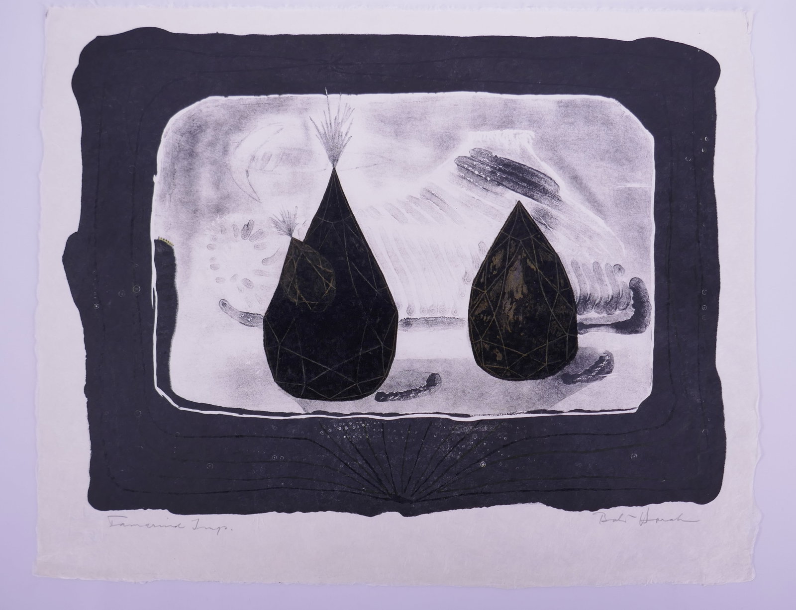 Bohuslav Horák (American, 1914–2004), Untitled, 1963 Color Lithograph: Bohuslav Horák (American, born Czechoslovakia, 1914–2004) was an artist and master lithographic printer closely associated with the early years of the Tamarind Lithography Workshop in Los Angeles.