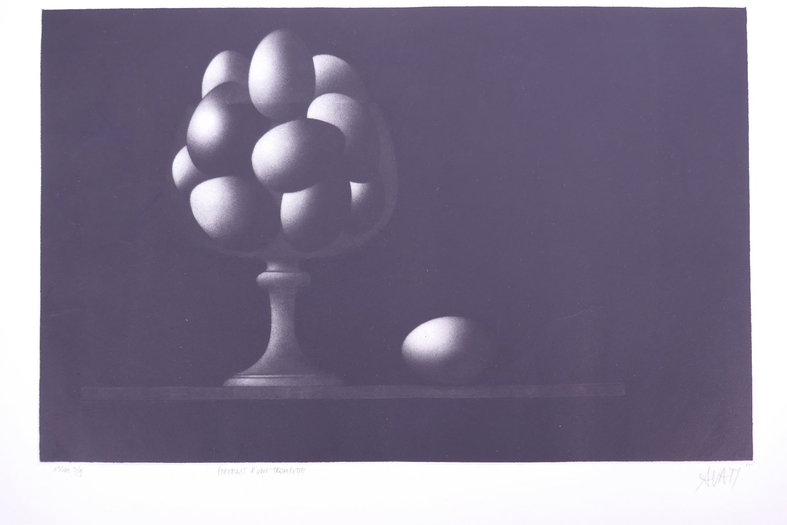 Mario Avati (French, 1921–2009), Treize à la douzaine, 1965 Mezzotint: Mario Avati (French, born Monaco, 1921–2009) was a painter and printmaker active in Paris and best known for his mastery of mezzotint, a demanding intaglio process highlighting shape and light.