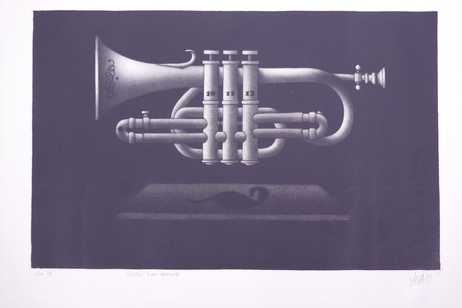 Mario Avati (French, 1921–2009), Treize à la douzaine, 1965 Mezzotint: Mario Avati (French, born Monaco, 1921–2009) was a painter and printmaker active in Paris and best known for his mastery of mezzotint, a demanding intaglio process highlighting shape and light.