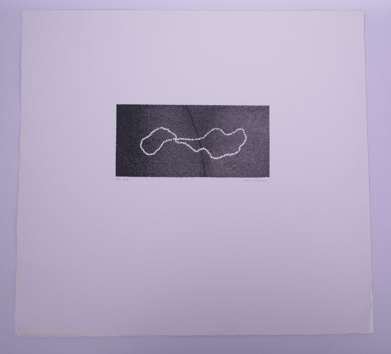 June Wayne (American, 1918–2011), Code, 1983 Lithograph - 2
