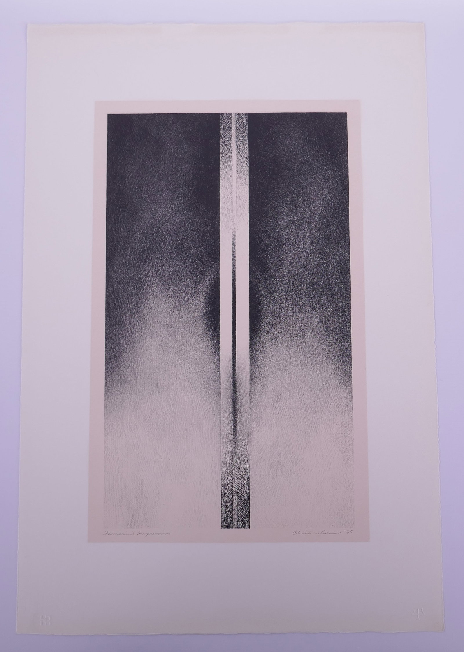 Clinton Adams (American, 1918–2002), Cleft, 1965 Lithograph (1 of 20)
