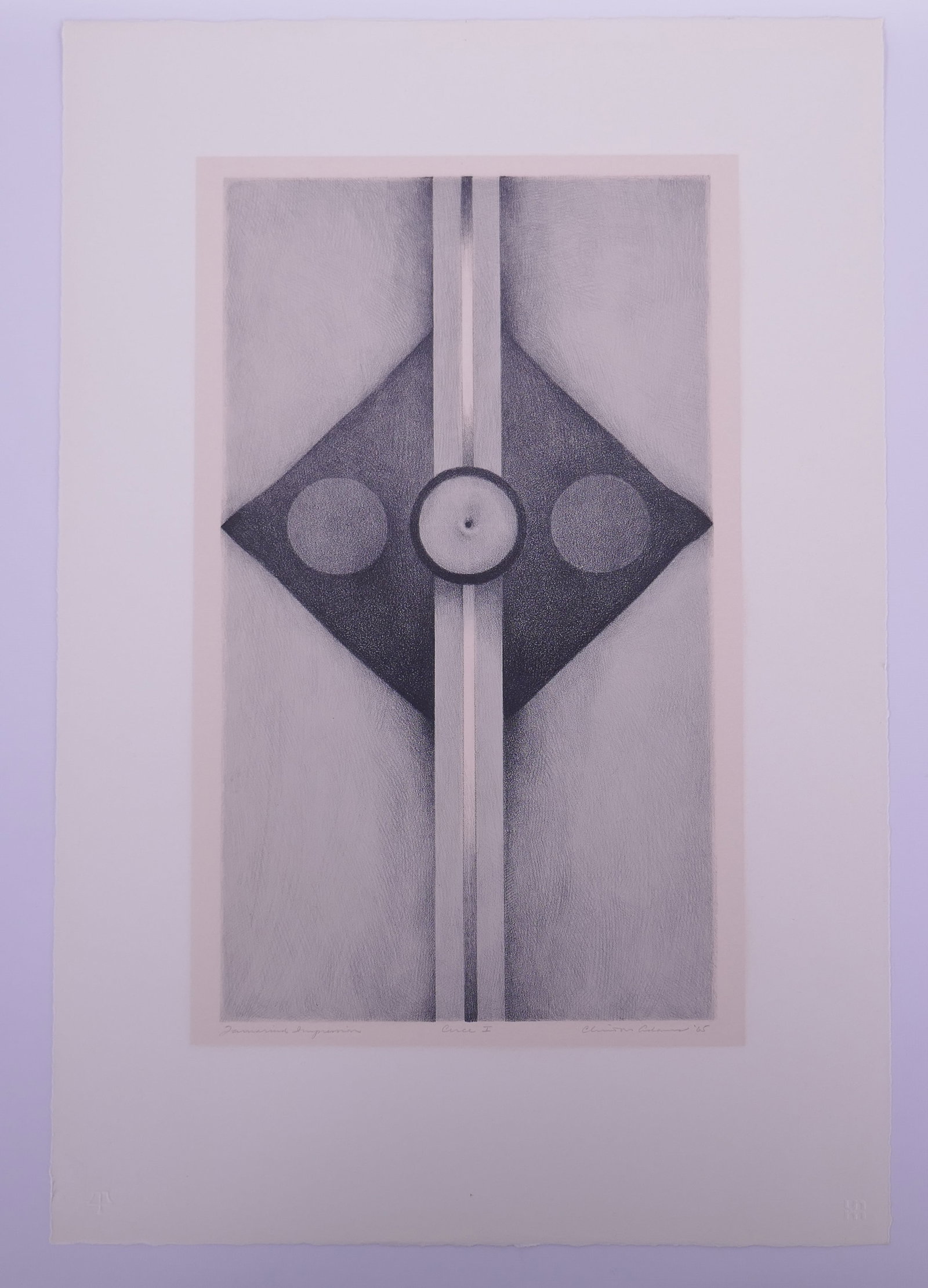Clinton Adams (American, 1918–2002), Circe I, 1965 Color Lithograph (1 of 20)