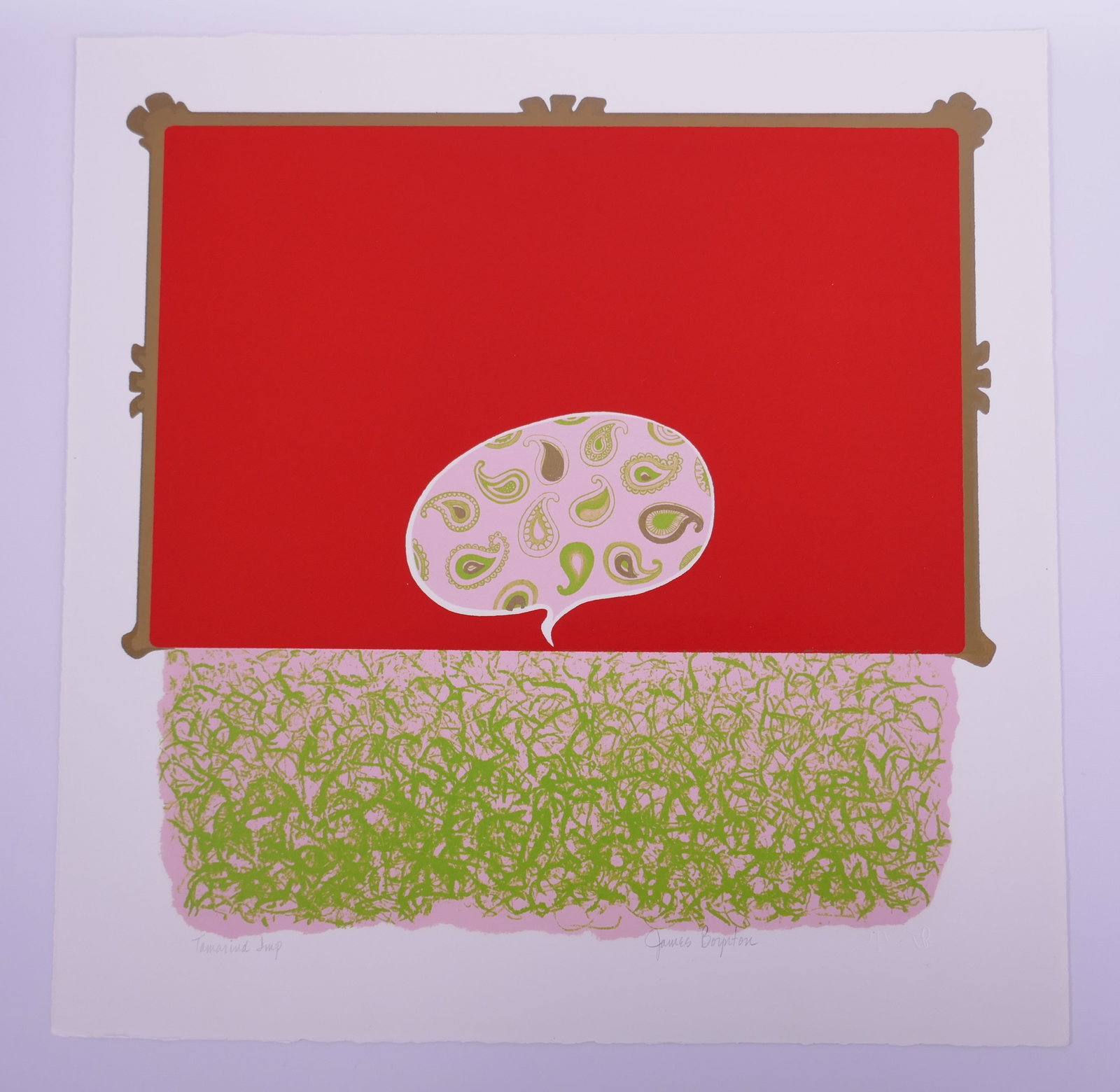 James Boynton (American, 1928–2010), The Word, Packaged Horizon V, 1967 Color Lithograph (1 of 20)