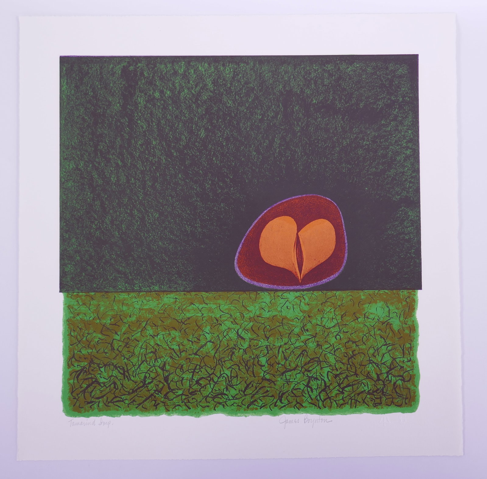 James Boynton (American, 1928–2010), Eve, Packaged Horizon III, 1967 Color Lithograph: James “Jack” Boynton (American, 1928–2010) was a Fort Worth-born painter and printmaker who became an important figure in the postwar Houston art scene. Trained at Texas Christian University