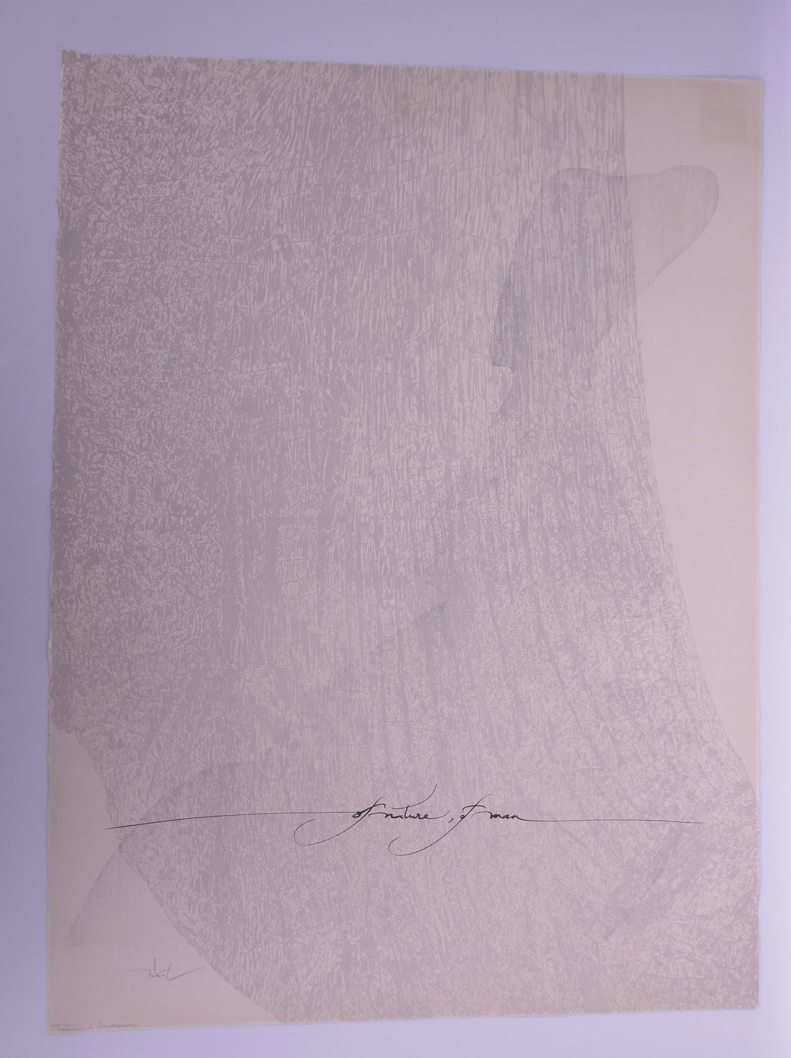 Peter Takal (American, 1905–1995), Title Page, from Of Nature, Of Man, 1963–1964 Lithograph: Peter Takal (1905-1995) was a Romanian-born American draftsman and printmaker known for highly detailed pen-and-ink drawings and lithographs. After living in Berlin and Paris, he settled in New York d