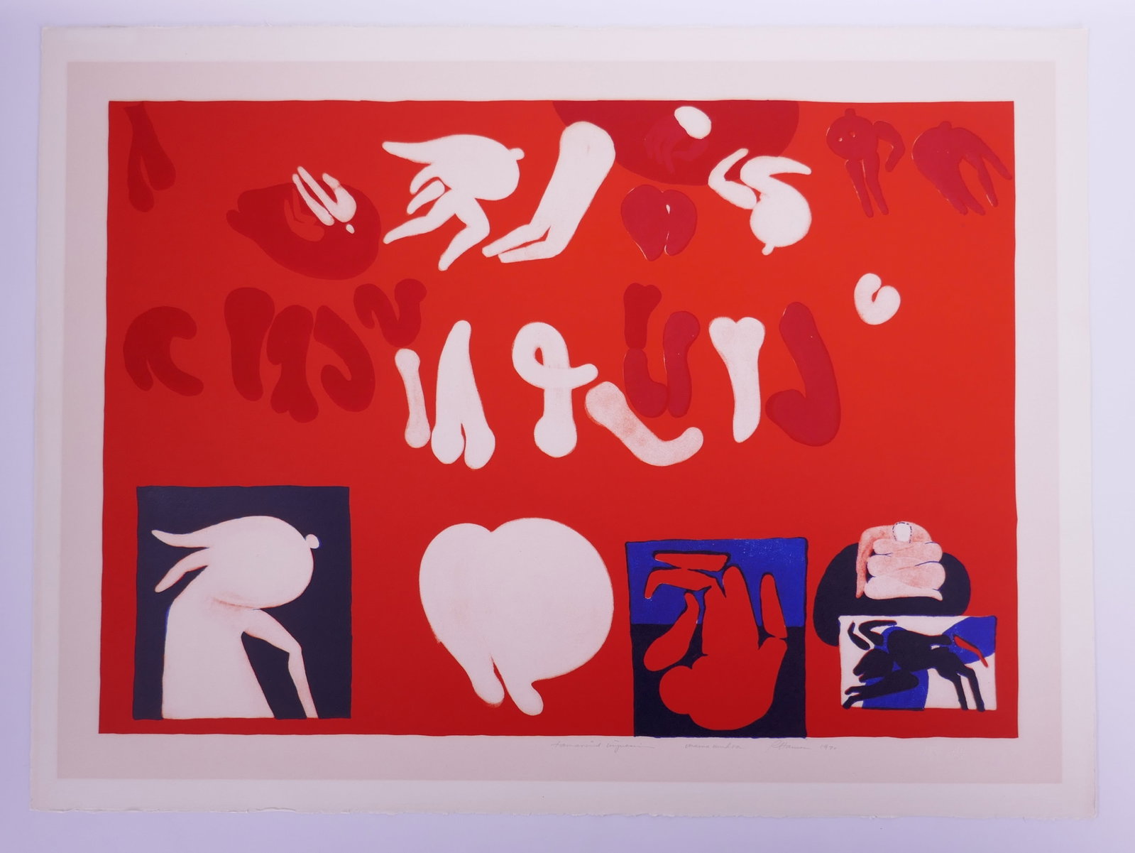 Robert Hansen (American, 1924–2013), Mama Mudra, 1970 Color Lithograph (1 of 20)