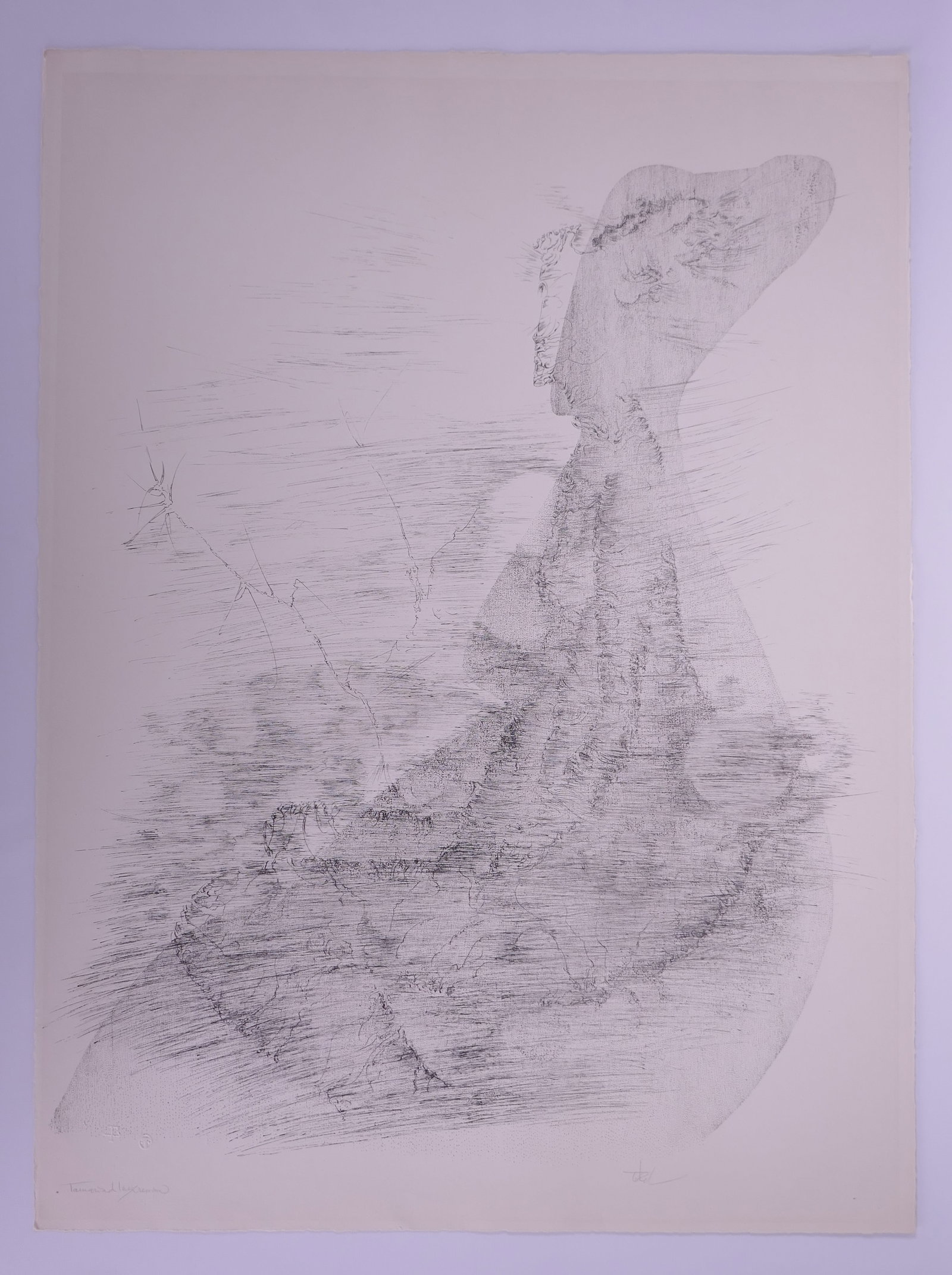 Peter Takal (American, 1905–1995), Eclipse, from Of Nature, Of Man XVIII, 1963–1964 Lithograph (1 of 20)