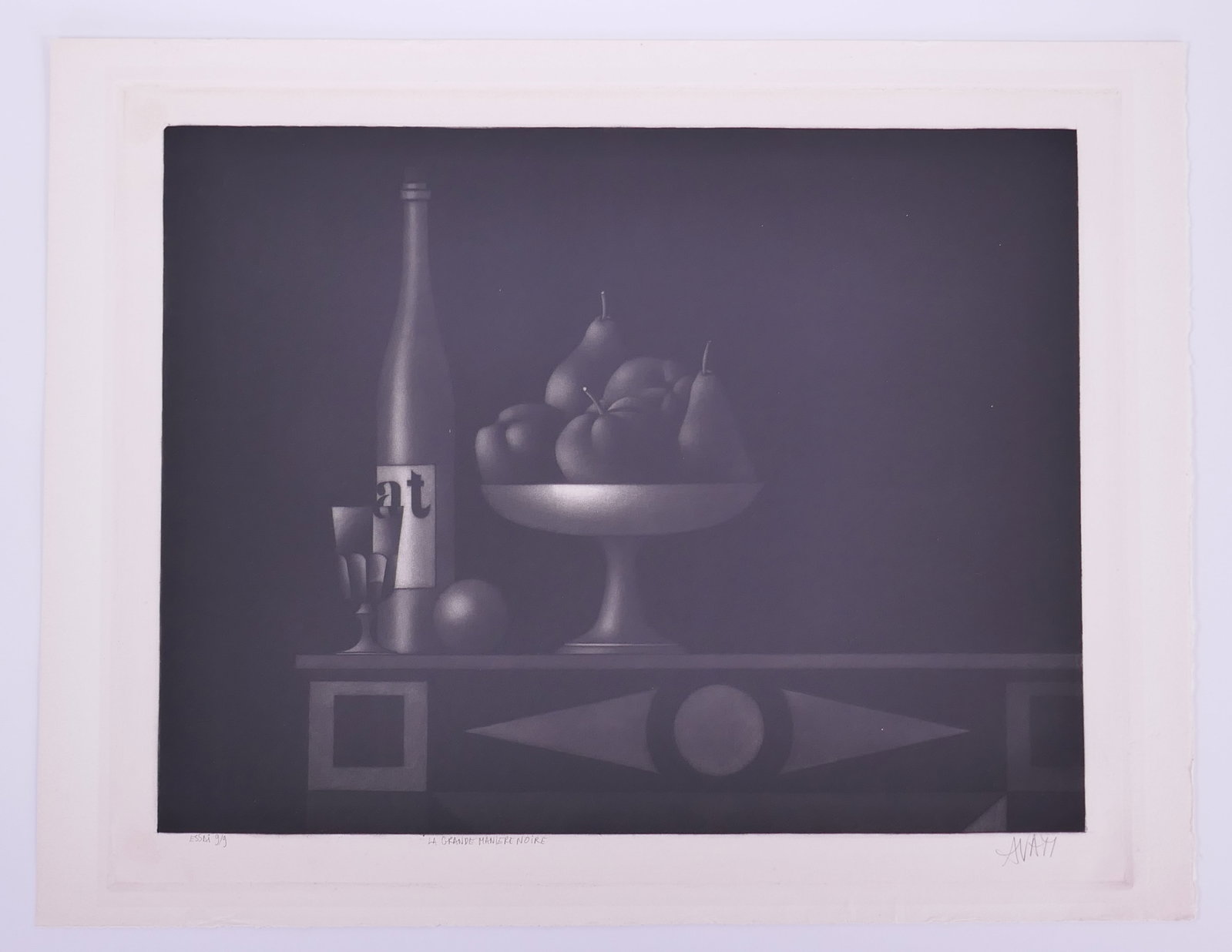 Mario Avati (French, 1921–2009), La Grande Manière Noire, 1962 Mezzotint (1 of 20)