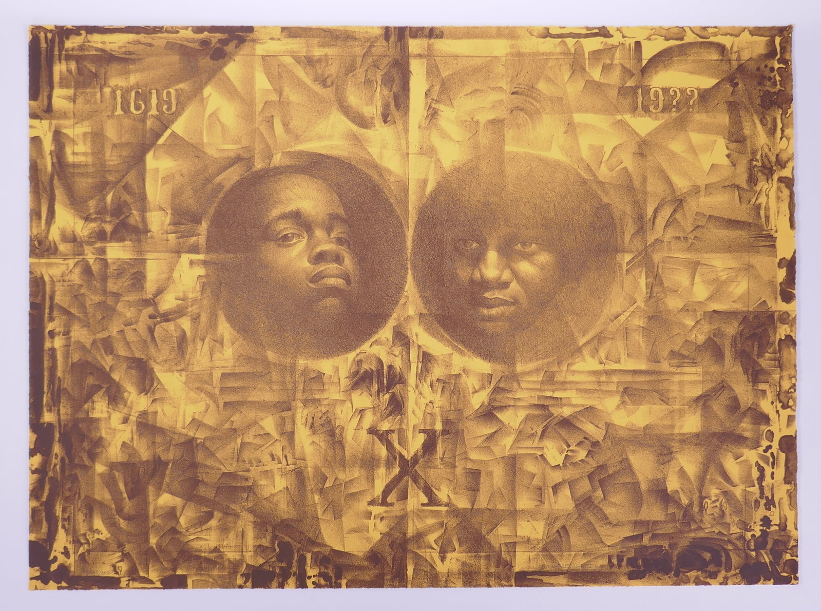 Charles White (American, 1918–1979), Wanted Poster Series #14a, 1970 Color Lithograph: Charles White (American, 1918–1979) was a Chicago-born painter, draftsman, muralist, and printmaker whose work placed Black history and everyday life at the center of American art. Trained at the Sc