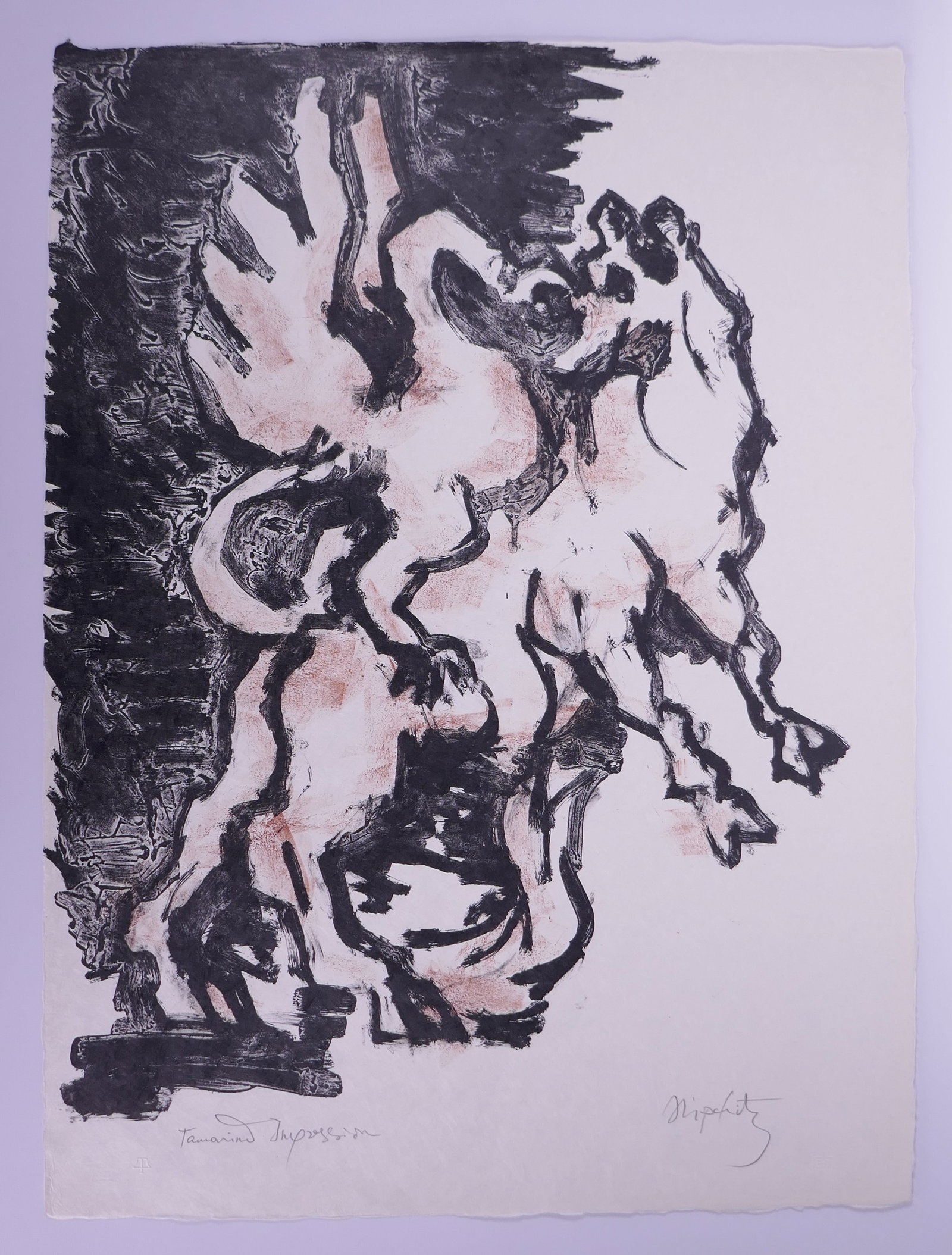 Jacques Lipchitz (American 1891–1973), The Bull and the Condor, 1962 Color Lithograph (1 of 20)
