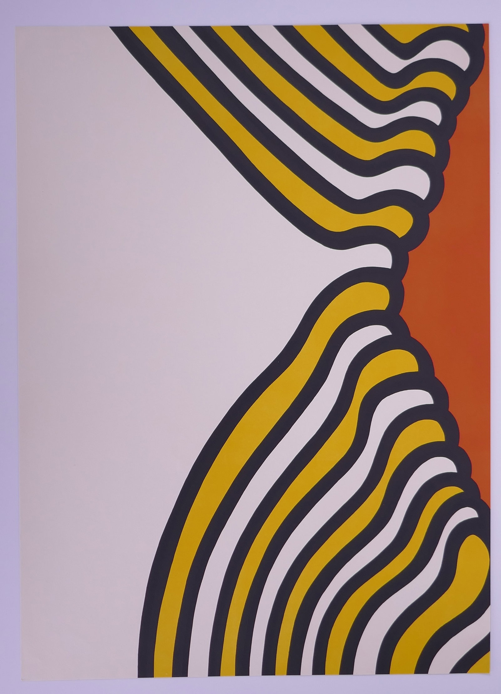 Nicholas Krushenick (American, 1929–1999), Untitled, 1965 Color Lithograph: Nicholas Krushenick (1929–1999) was an American painter and printmaker whose work became known as “Pop abstraction.” He studied at the Art Students League and the Hans Hofmann School of Fine