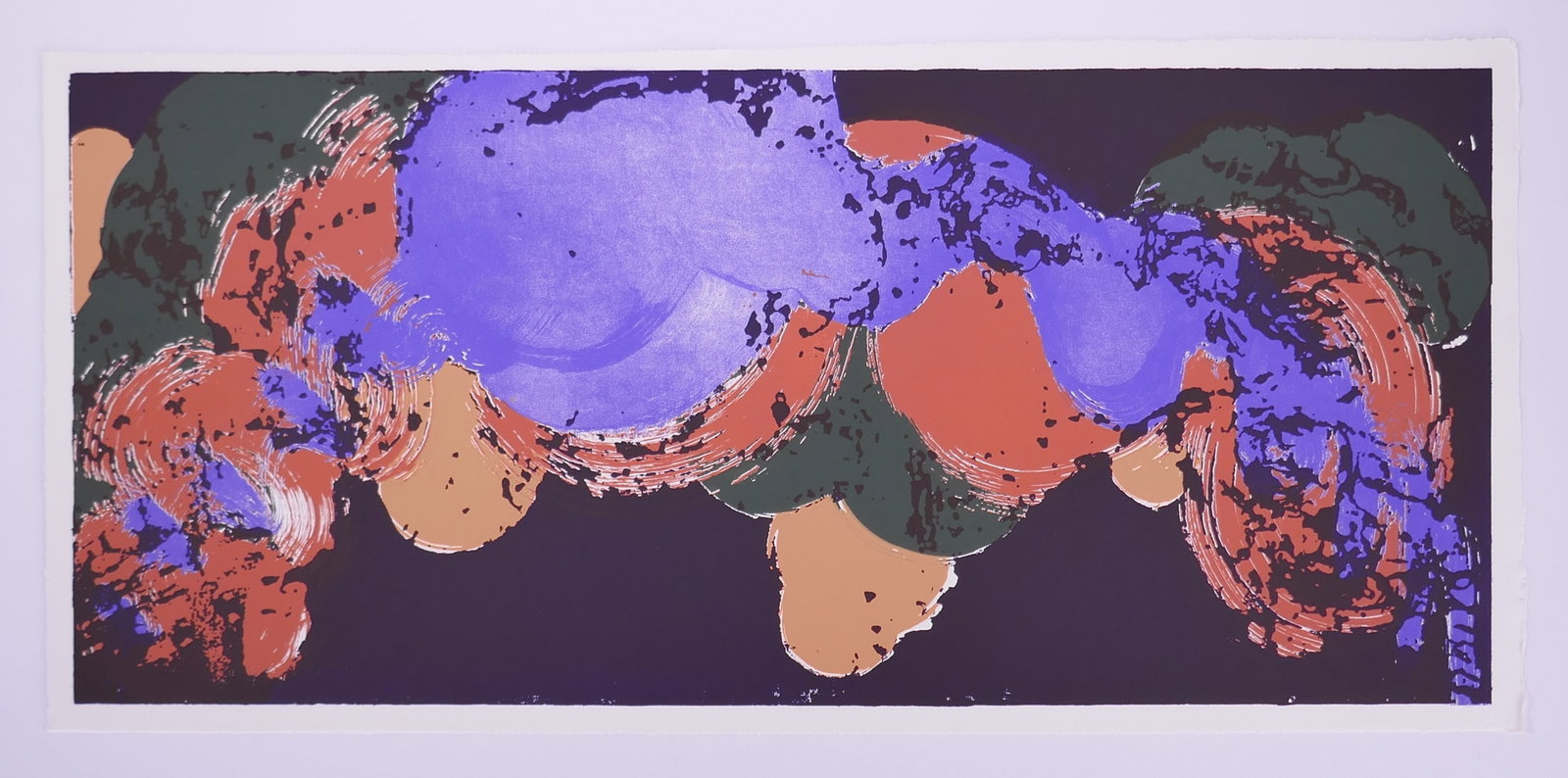 William Pettet (American, b. 1942), Untitled, 1970 Color Lithograph (1 of 20)