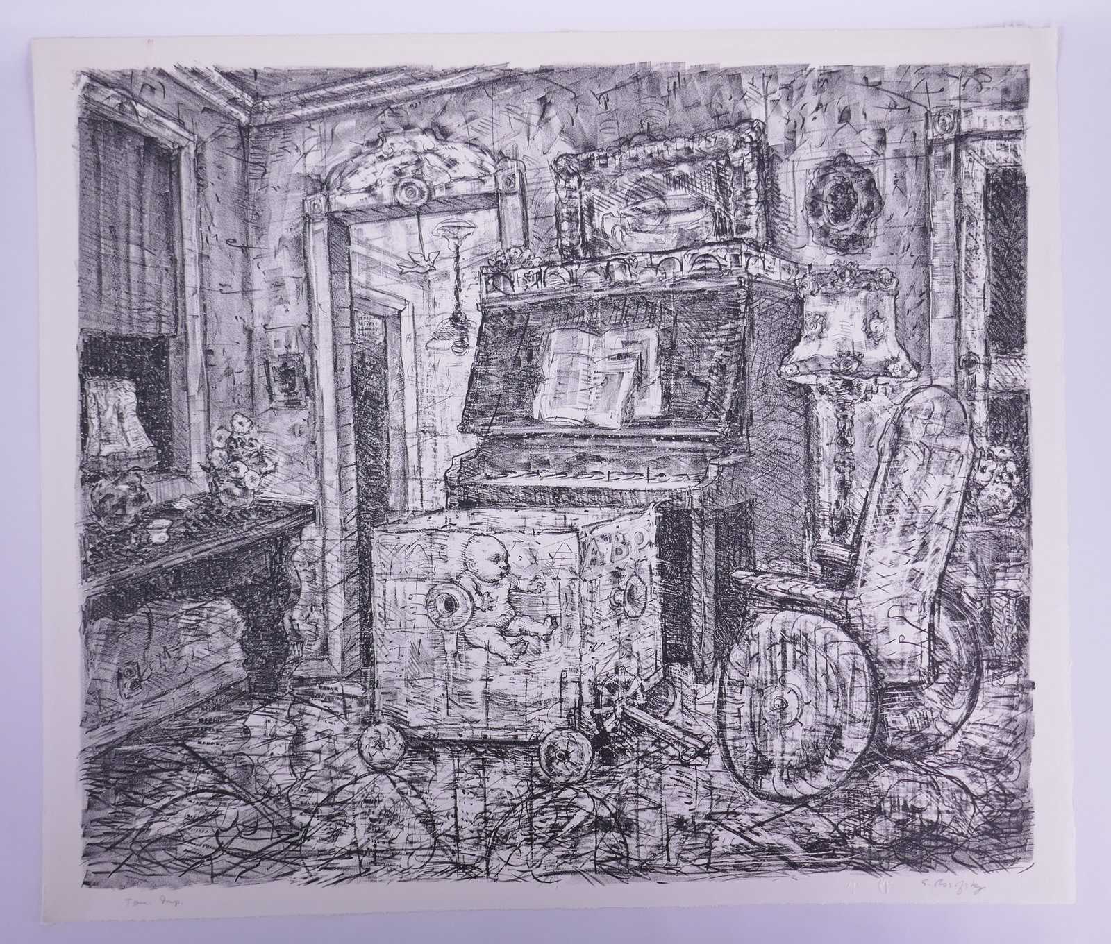 Seymour Rosofsky (American, 1924–1981), Untitled, 1968 Lithograph (1 of 20)