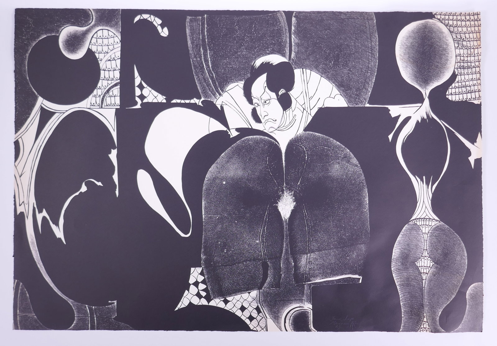 Matsumi Kanemitsu (American, 1922–1992), Salt and Lake, 1965 Lithograph: Matsumi Kanemitsu (1922–1992) was a Japanese American painter and printmaker associated with the New York School. Born in Utah and raised in Japan, he returned to the United States in 1940, served i