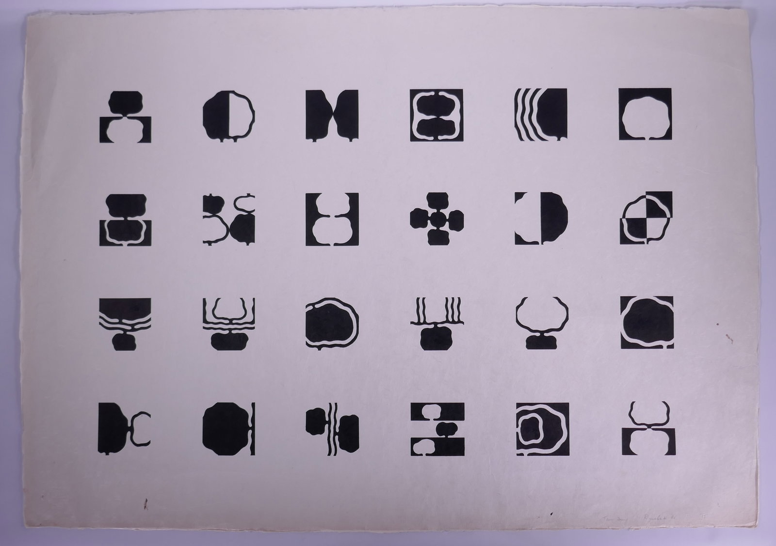 Jesse Reichek (American, 1916–2005), Untitled, 1966 Lithograph (1 of 20)