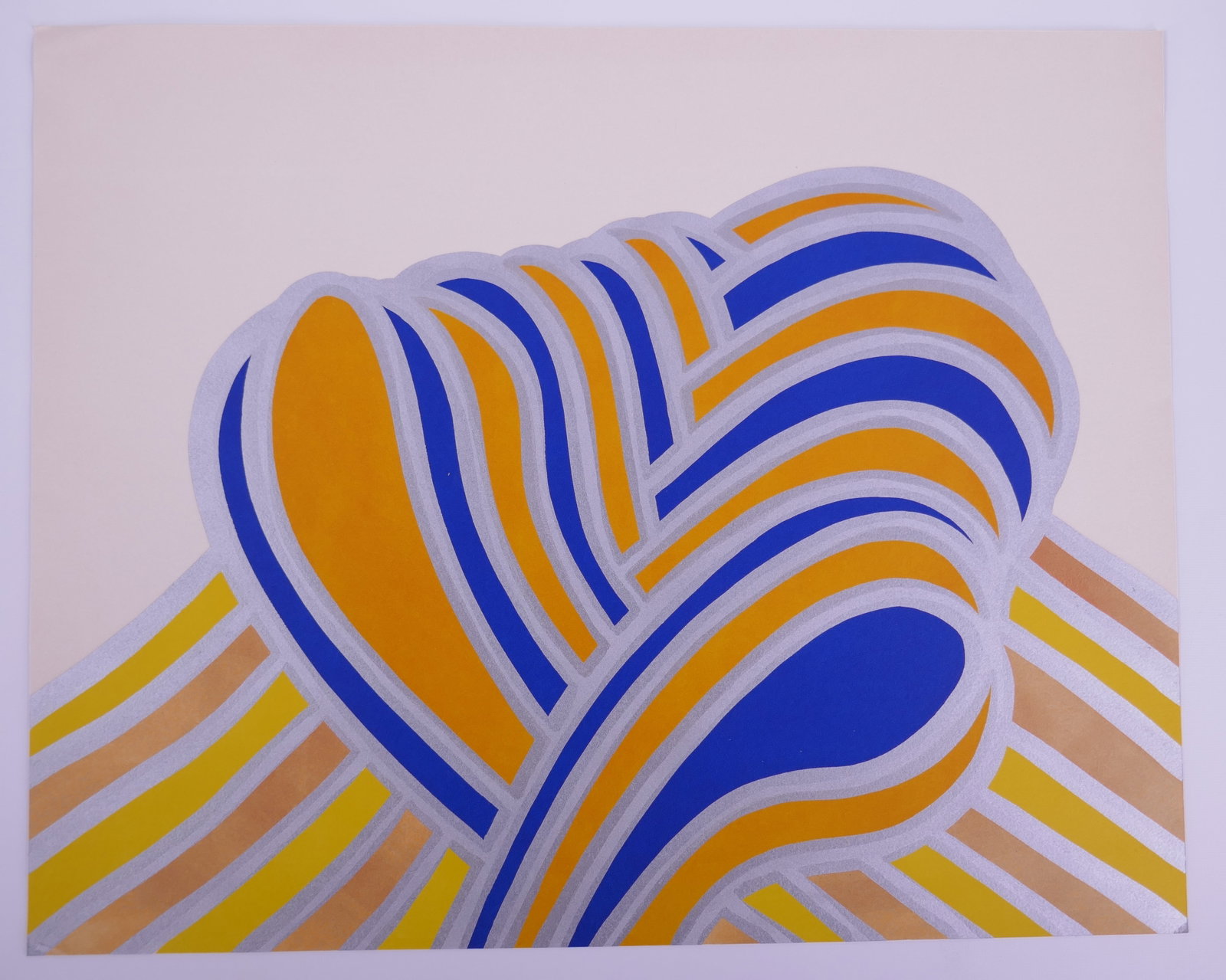 Nicholas Krushenick (American, 1929–1999), Small I, 1965, Color Lithograph: Nicholas Krushenick (1929–1999) was an American painter and printmaker whose work became known as “Pop abstraction.” He studied at the Art Students League and the Hans Hofmann School of Fine