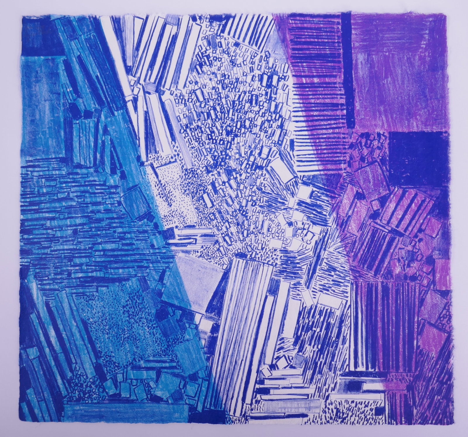 Lynne Drexler (American, 1928–1999), Window Onto Valley, 1963, Color Lithograph (1 of 20)
