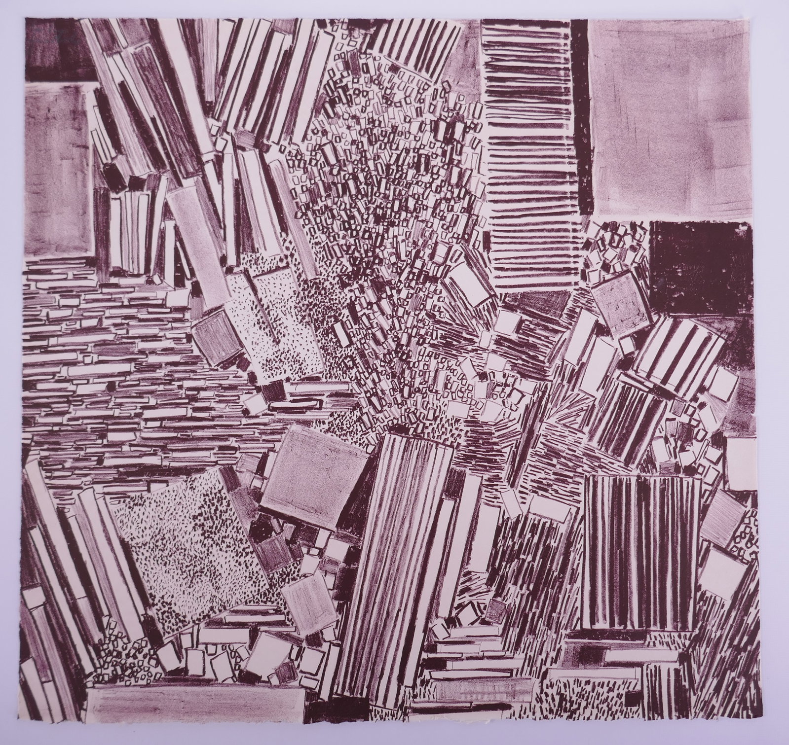 Lynne Drexler (American, 1928–1999), Valley, 1963, Lithograph (1 of 20)
