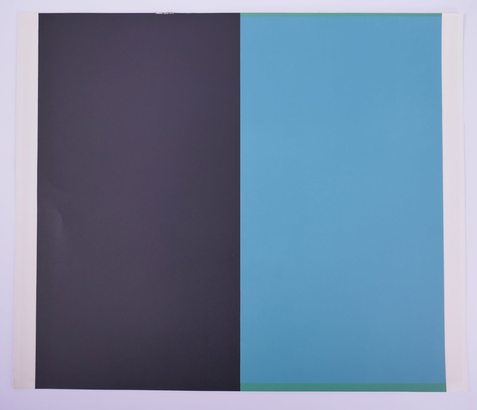 John McLaughlin (American, 1898–1976), Untitled, 1963, Color Lithograph: John McLaughlin (American, 1898–1976) was a self-taught painter and a central figure in the development of Southern California hard-edge abstraction. Rather than beginning with recognizable subjects