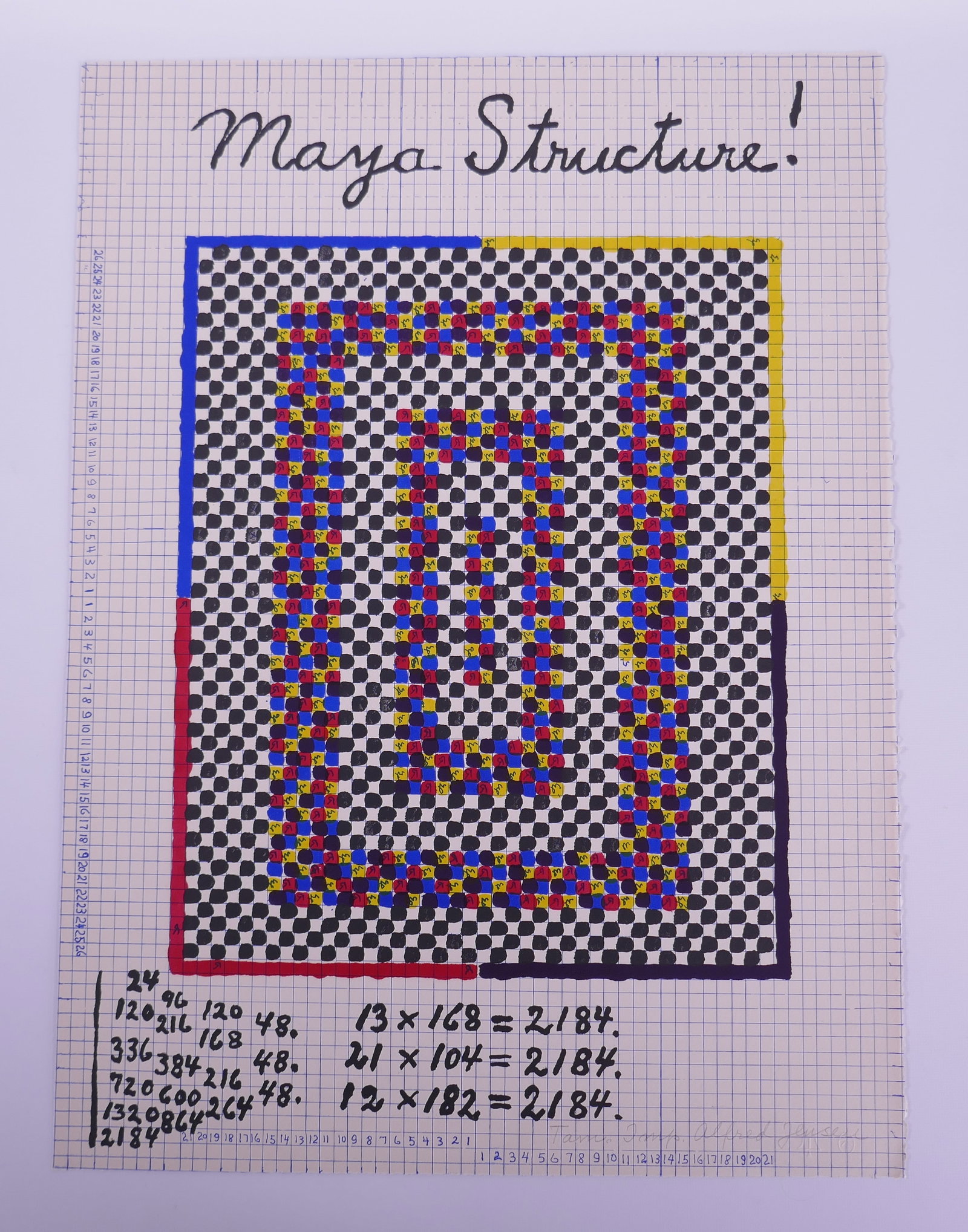 Alfred Jensen (American, 1903–1981), A Pythagorean Notebook IX, 1965, Lithograph (1 of 20)
