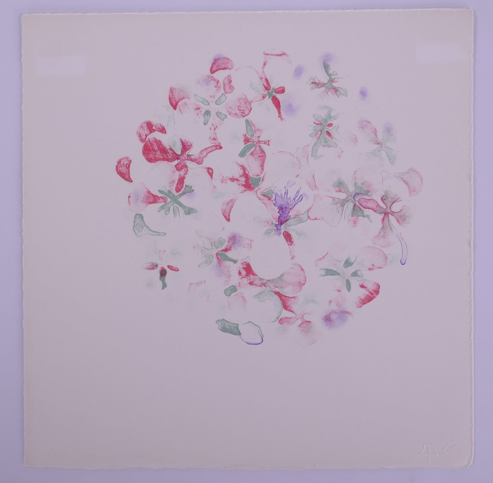 Ruth Asawa (American, 1926–2013), Untitled (Hydrangea), Flowers VI, 1965, Color Lithograph (1 of 20)