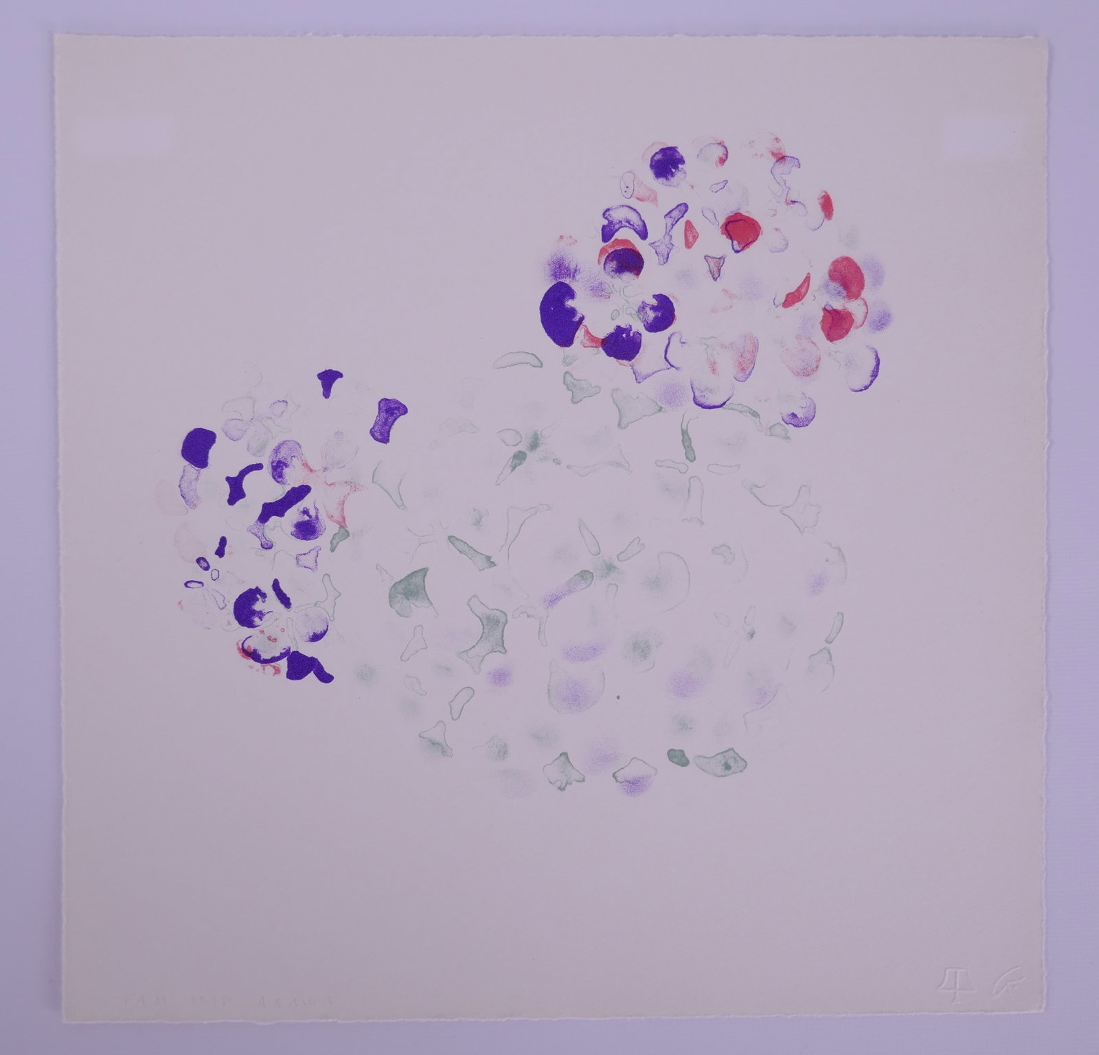 Ruth Asawa (American, 1926–2013), Untitled (Three Hydrangeas), 1965, Color Lithograph (1 of 20)