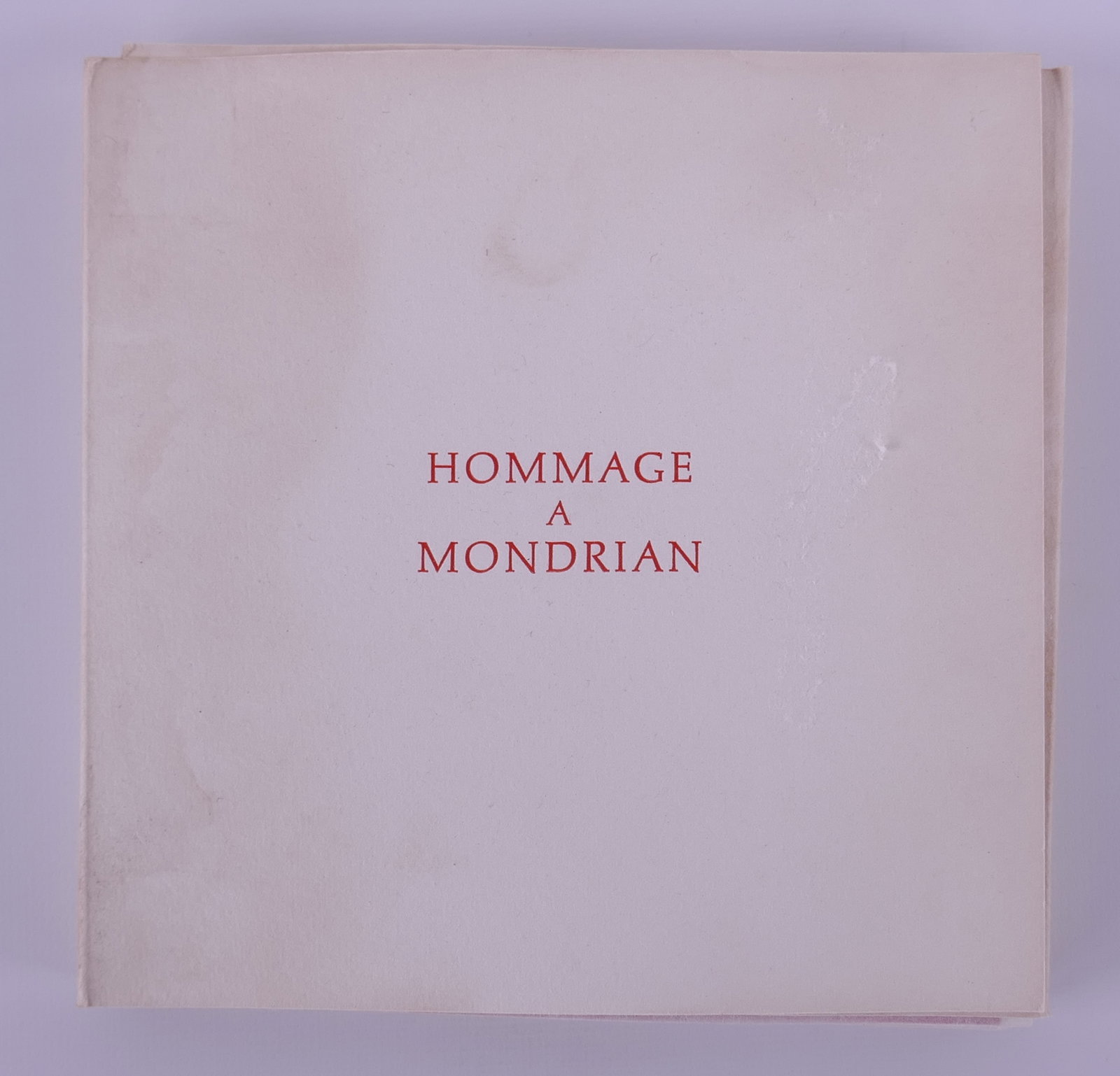 Jesse Reichek (American, 1916–2005), Hommage à Mondrian, 1966, Tamarind Portfolio of 24 (1 of 20)