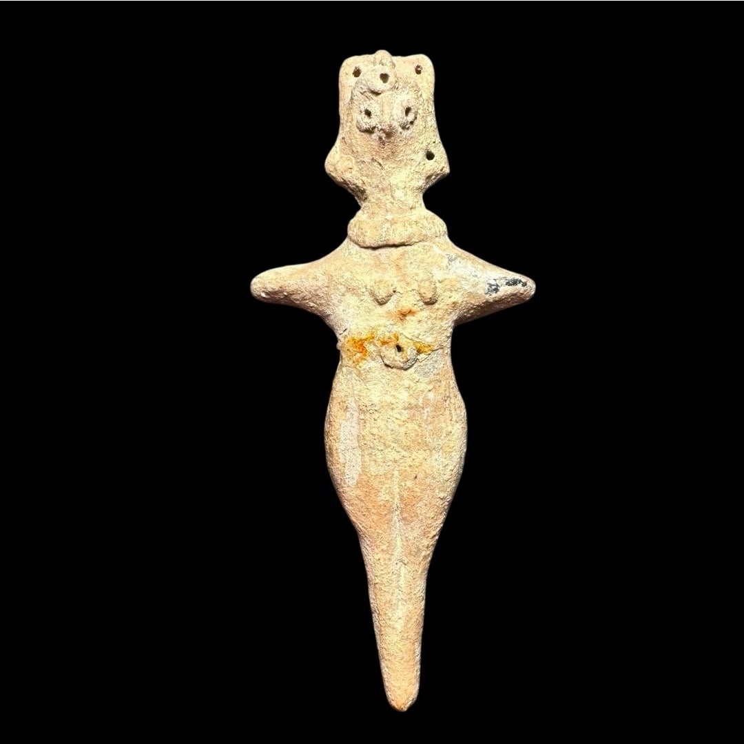 Ancient Syro-Hittite Terracotta Female Figure (1 of 2)