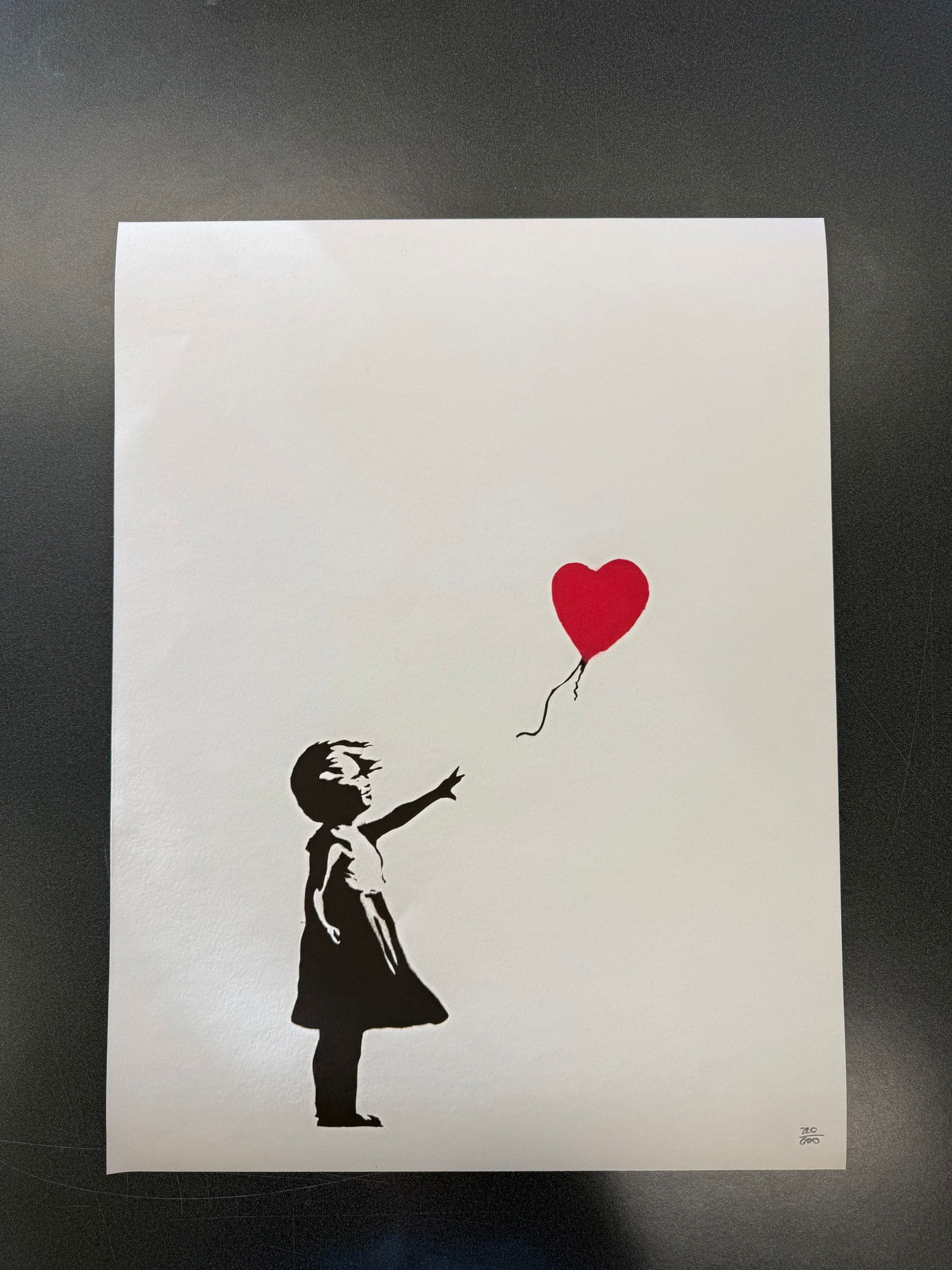 Banksy "Girl with Ballon" (1 of 1)