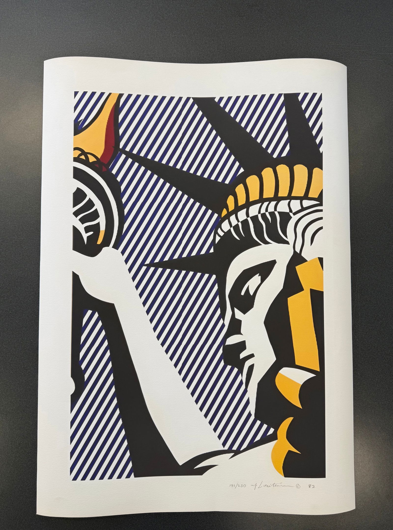 ROY LICHTENSTEIN (1923-1997)I Love Liberty (1 of 1)
