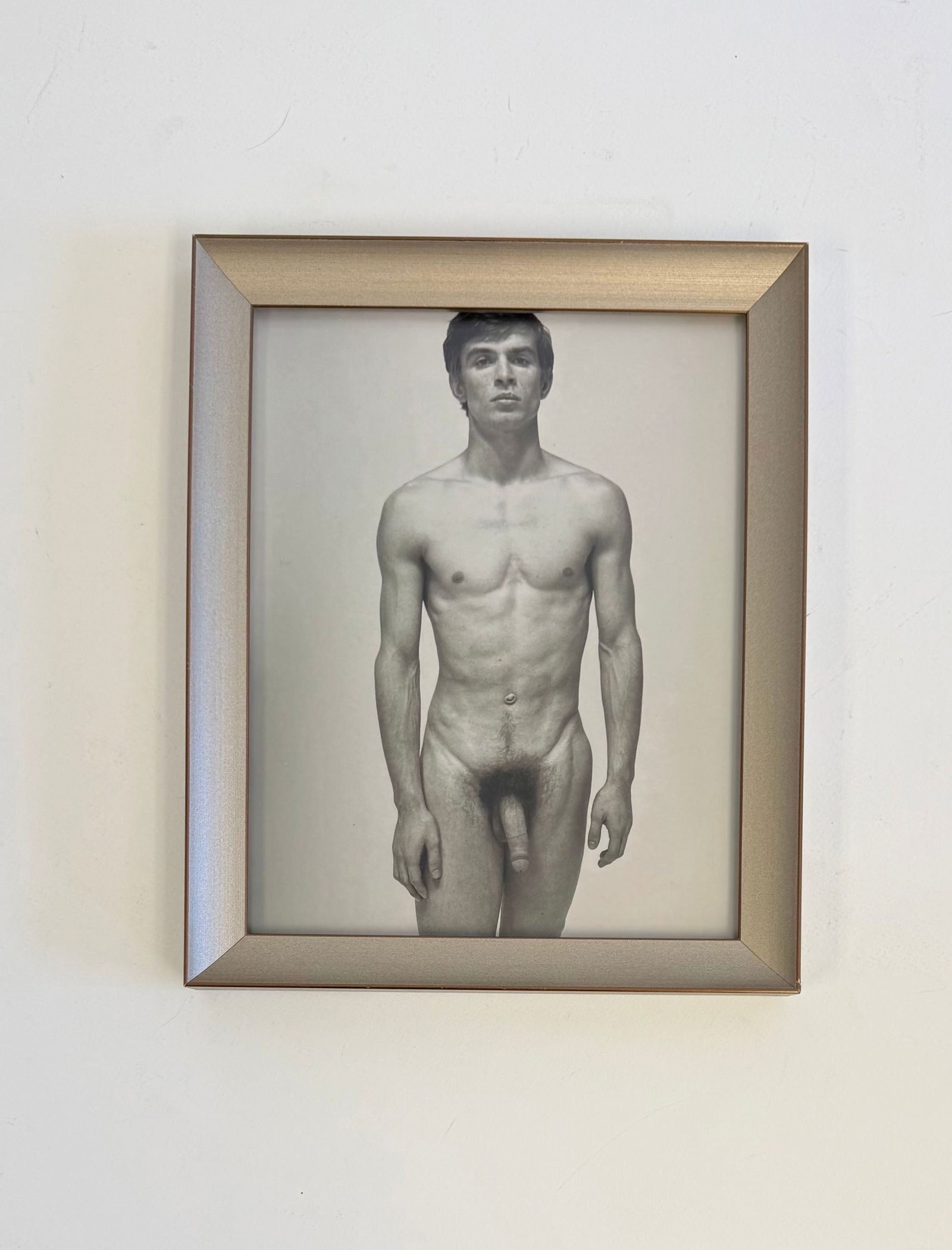 RICHARD AVEDON "RUDOLF NUREYEV" Nude Print: RICHARD AVEDON "RUDOLF NUREYEV" photo print on High Gloss Kodak paper, Measures 8 X 10 inches, printing date unknown.