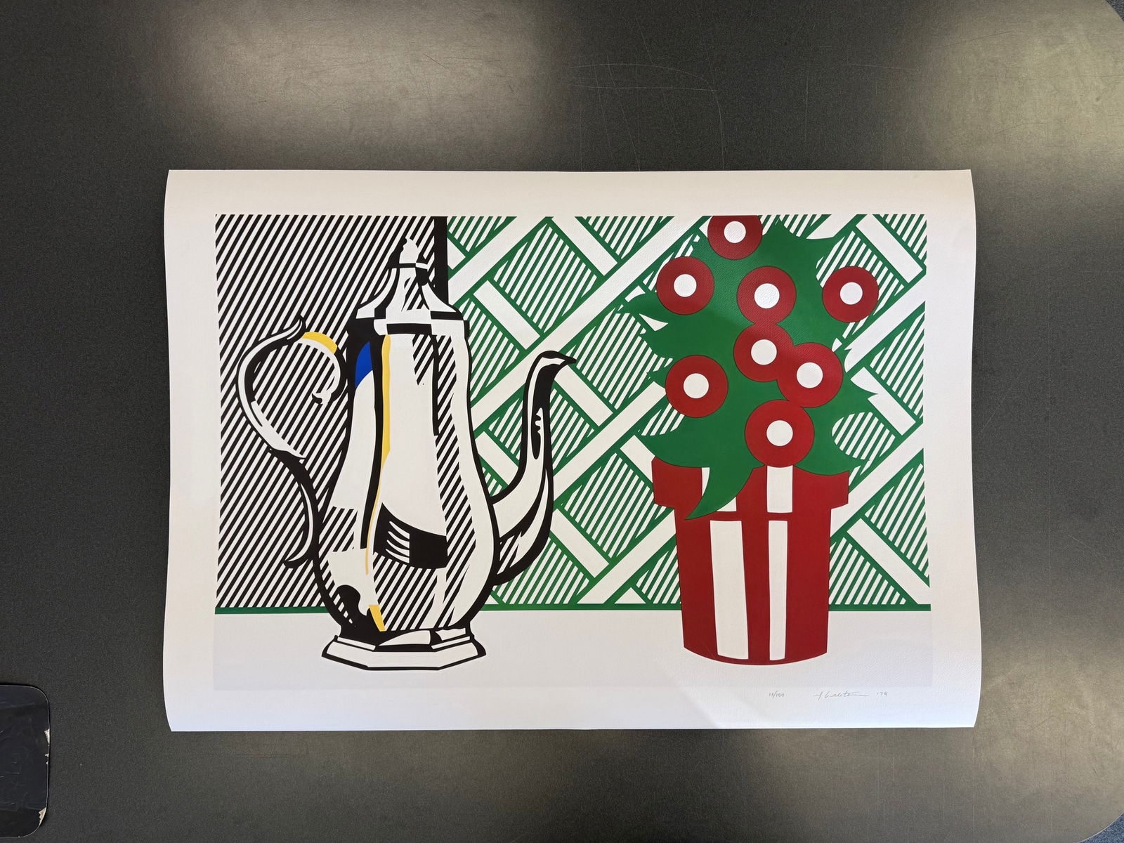 Roy Lichtenstein "Still Life with Pitcher and Flowers" (1 of 1)