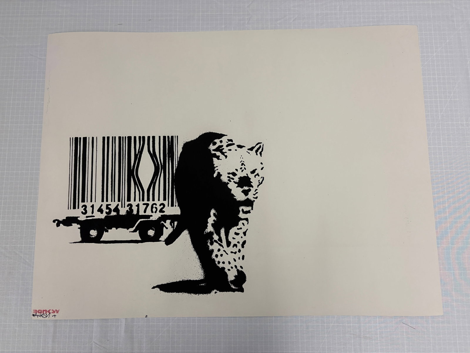 Banksy "Barcode" Sold After (1 of 1)