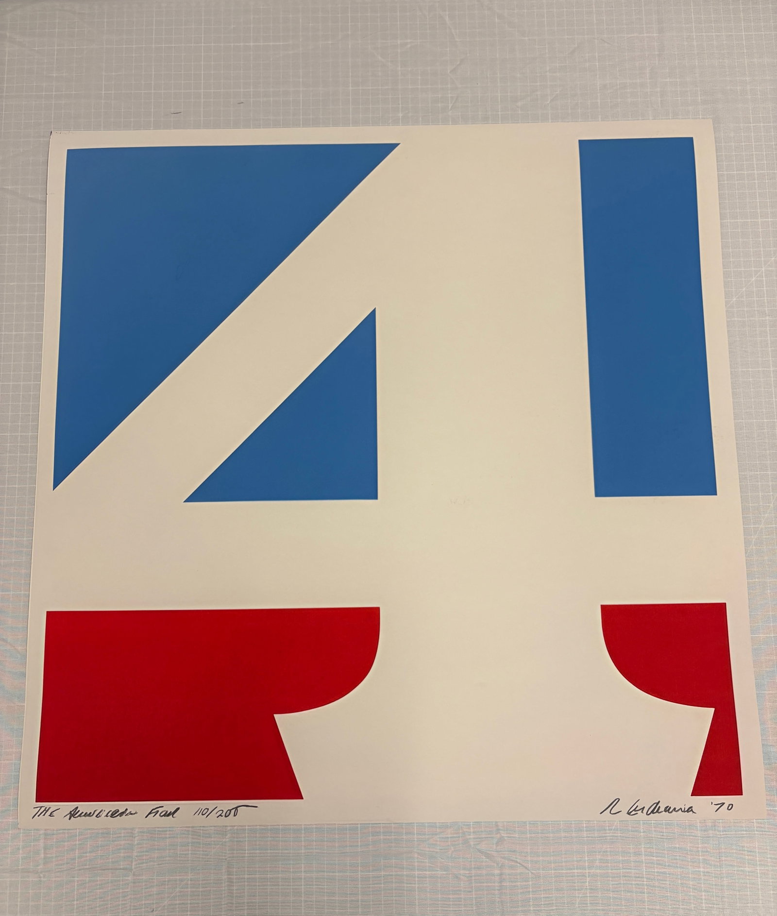 Robert Indiana "The American Four" Offset Lithorapgh, Sold After (1 of 1)