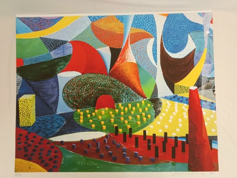 David Hockney "Third Detail,Snails Space" sold after (1 of 2)