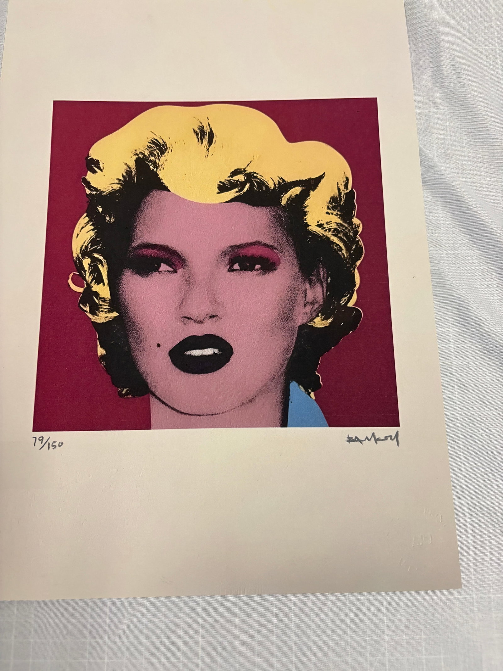 Banksy "Kate Moss" Sold After (1 of 1)