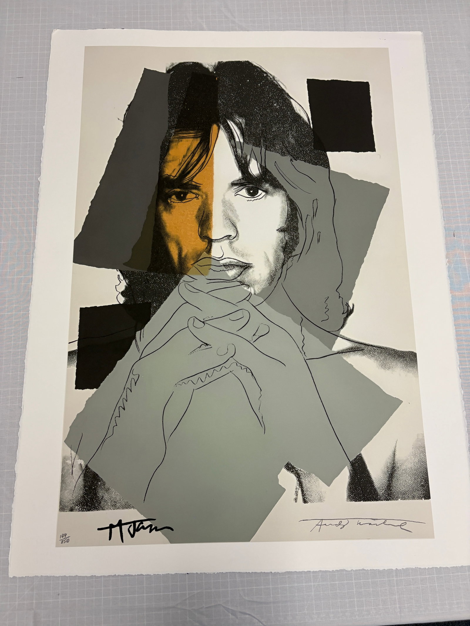 Andy Warhol "Mick Jagger" Sold After (1 of 3)