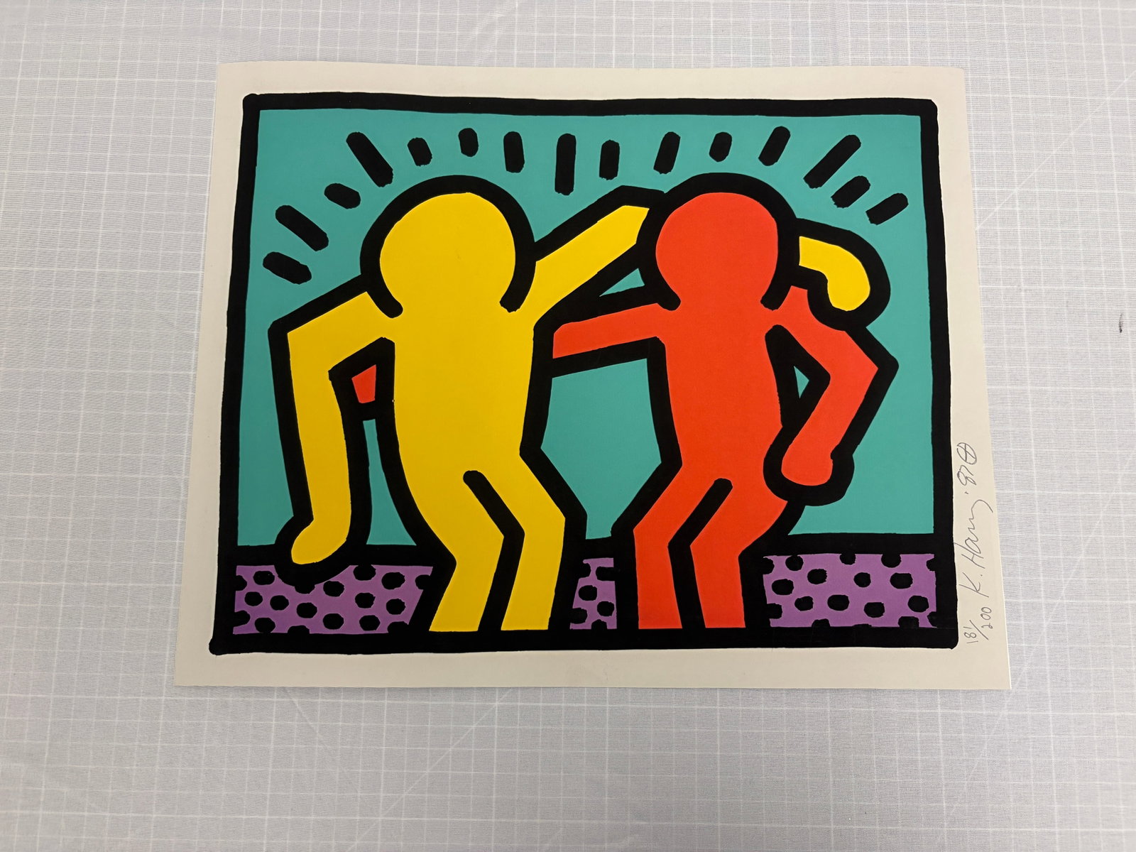 Keith haring "Best Buddies" Print After (1 of 1)