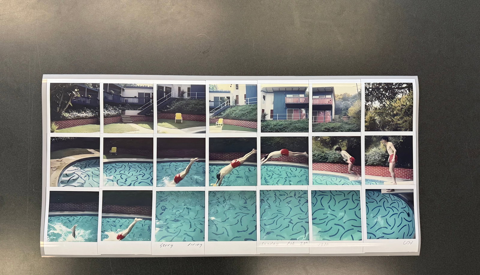 David Hockney "Jerry Diving" Photo Print Sold after (1 of 1)