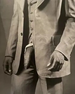 Robert Mapplethorpe, Man in Polyester Suit after (1 of 1)