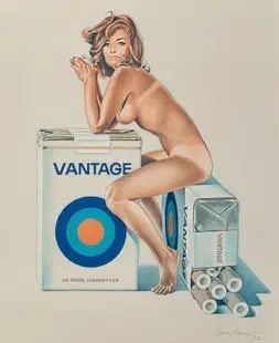 Mel Ramos "Tobacco Red, 1972" Print sold after (1 of 1)