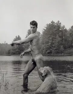 Bruce Weber "Rob and Little Bear, Pond" Photo Print. after (1 of 1)