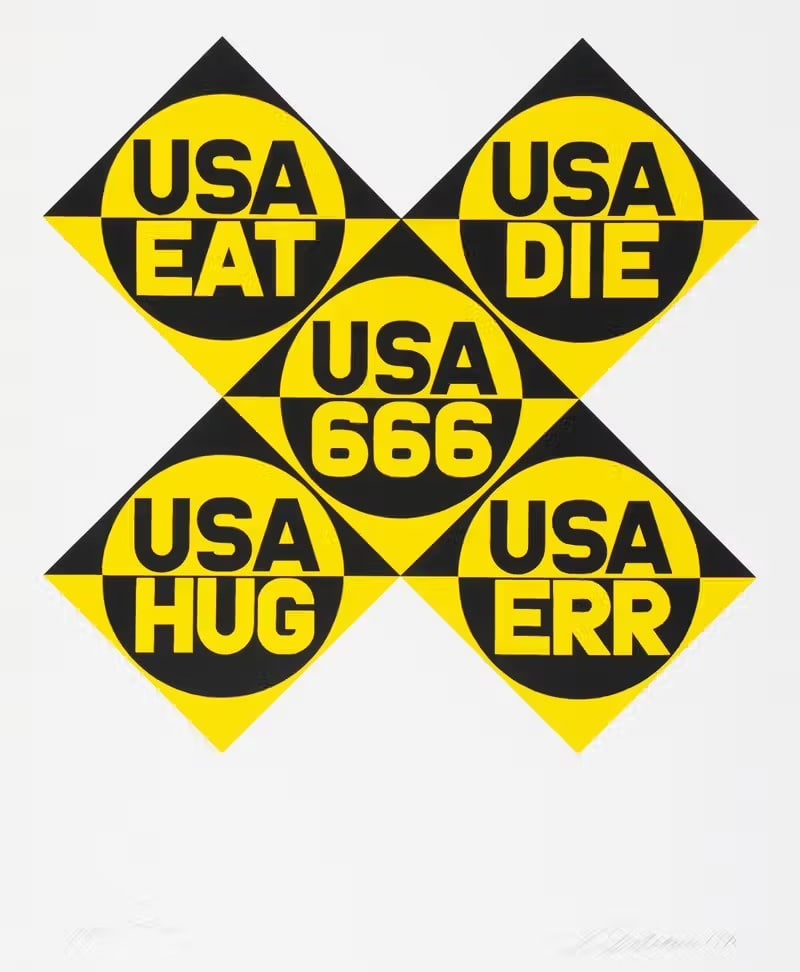 Robert Indiana "Decade" Sold after (1 of 1)