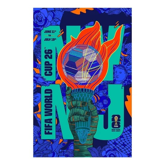 FIFA World Cup 2026 New York New Jersey Host City Poster (1 of 1)