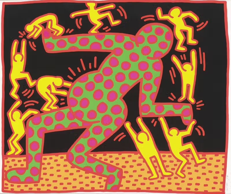 Keith Haring "Fertility 3" Sold After (1 of 1)
