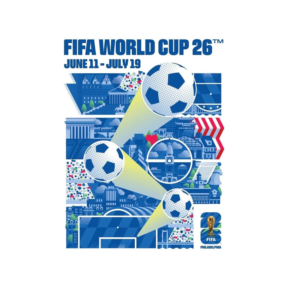 FIFA World Cup 2026â„¢ Philadelphia Host City Poster (1 of 1)